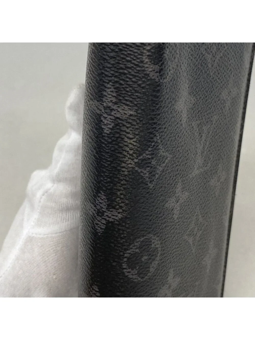 Louis Vuitton Wallet Monogram Eclipse Portefeuille Brazza Black